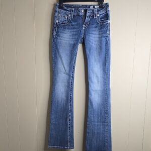 Women's Blue Jeans Miss Me Signature Boot Size 26